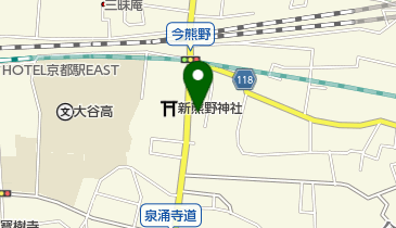 今熊野商店街振興組合の地図画像