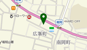福知山メモリー駅南ホールの地図画像