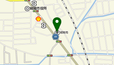 城陽郵便局 貯金・保険の地図画像