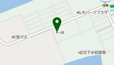 湯上がり茶屋一休の地図画像