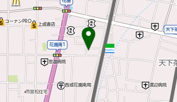 甘泉堂の地図画像