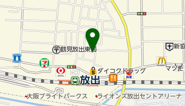 はなてんどっとこむ駐輪場の地図画像