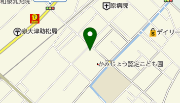 泉大津市役所 地域子育て支援センターの地図画像