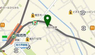 ザ・サンラウンジ枚方店の地図画像