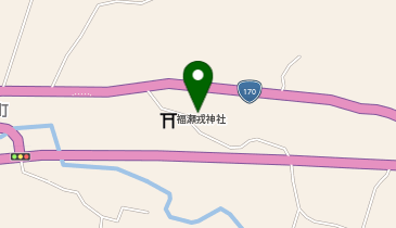 福瀬町民会館の地図画像