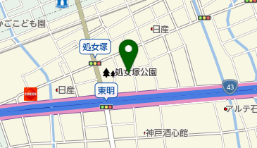 東明八幡神社の地図画像