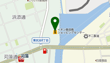 マックスバリュ長田南店の地図画像