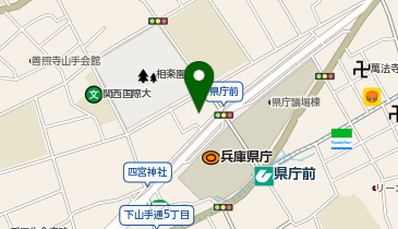 兵庫県看護連盟の地図画像