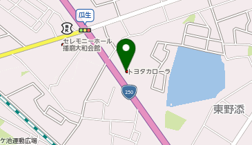 トヨタカローラ姫路株式会社はりま店の地図画像