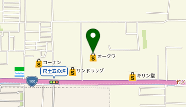 株式会社ルビーオークワ大和高田店の地図画像
