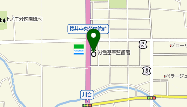 桜井総合労働相談コーナーの地図画像