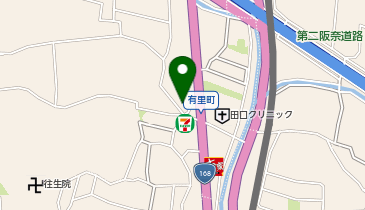 宅配クック123奈良生駒店の地図画像