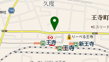 肉の小田の地図画像