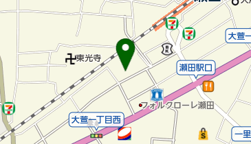 ヘアーカームの地図画像