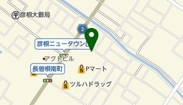 メナード化粧品彦根城東代行店の地図画像