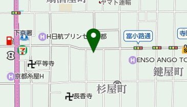 ピザハット烏丸店の地図画像
