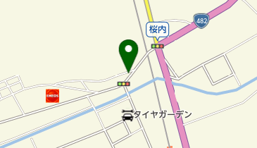 芝原商店の地図画像