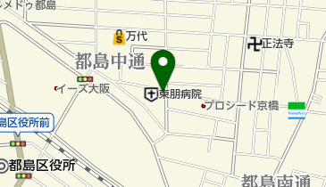 都島健民薬局の地図画像