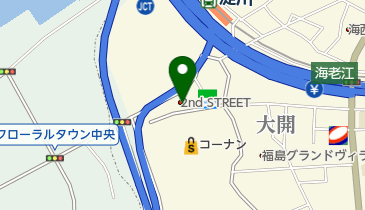 パシオスイミングスクール福島の地図画像