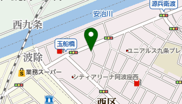 玉船食堂の地図画像