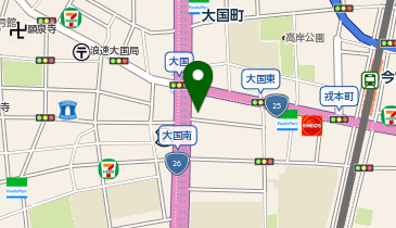 合氣道唯心会大阪本部の地図画像