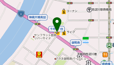 前川軍装美術店の地図画像