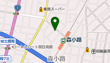 にじいろ整骨院の地図画像