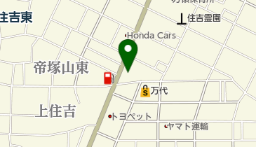 ウジタオートサロン住吉店の地図画像