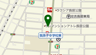 メガネショップ・わーるど長居店の地図画像