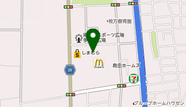 プラスワン南津守店の地図画像