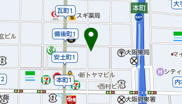 酒伊編織株式会社大阪営業所の地図画像