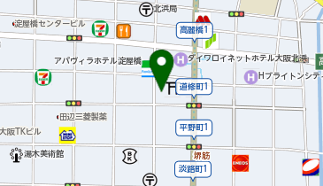 ニッカ航空サービス株式会社大阪支店の地図画像