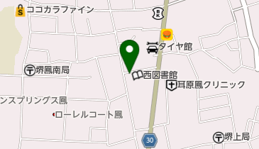 クリーニングはくすいの地図画像