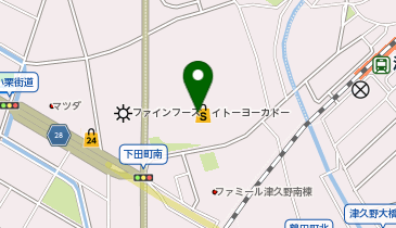 ジュエルフジミ津久野店の地図画像