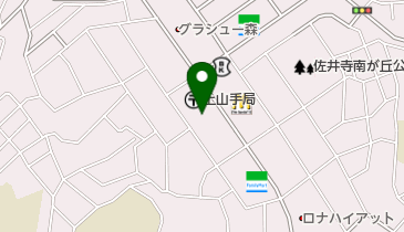上山手薬局の地図画像