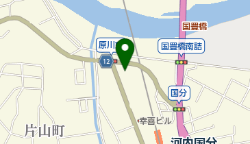 玉手山動物病院の地図画像