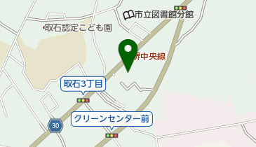 トレーニングハウスウッズの地図画像