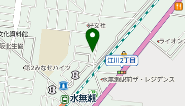 ヤスイスポーツの地図画像