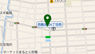 なにわ動物病院の地図画像