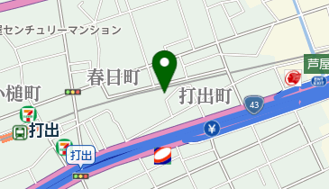 近畿中央ヤクルト販売株式会社芦屋センターの地図画像