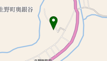 奥銀谷地域自治協議会の地図画像