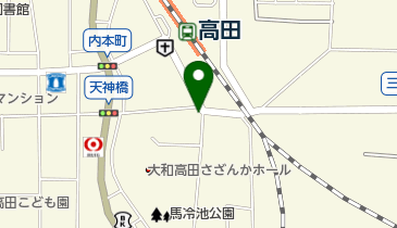 花内屋硝子店の地図画像