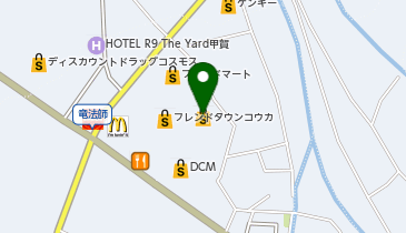 フレンドマート甲南店の地図画像