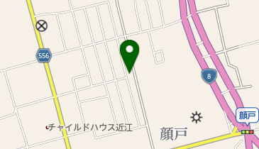 滋賀硝子株式会社近江町店の地図画像