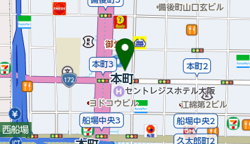 しょうがく社小学生特進本町校の地図画像