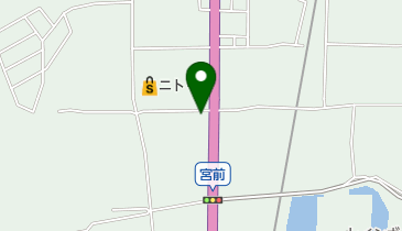 なるお動物病院の地図画像