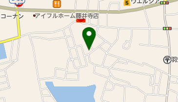 森下珠算道場羽曳山教室の地図画像