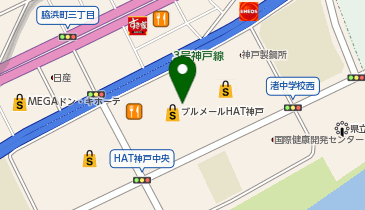 プラスワンブルメールHAT神戸店の地図画像