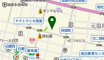 有方からだ鍼灸院の地図画像