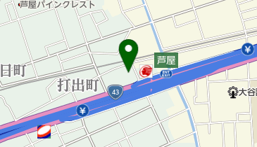 芦屋ブーケの里の地図画像